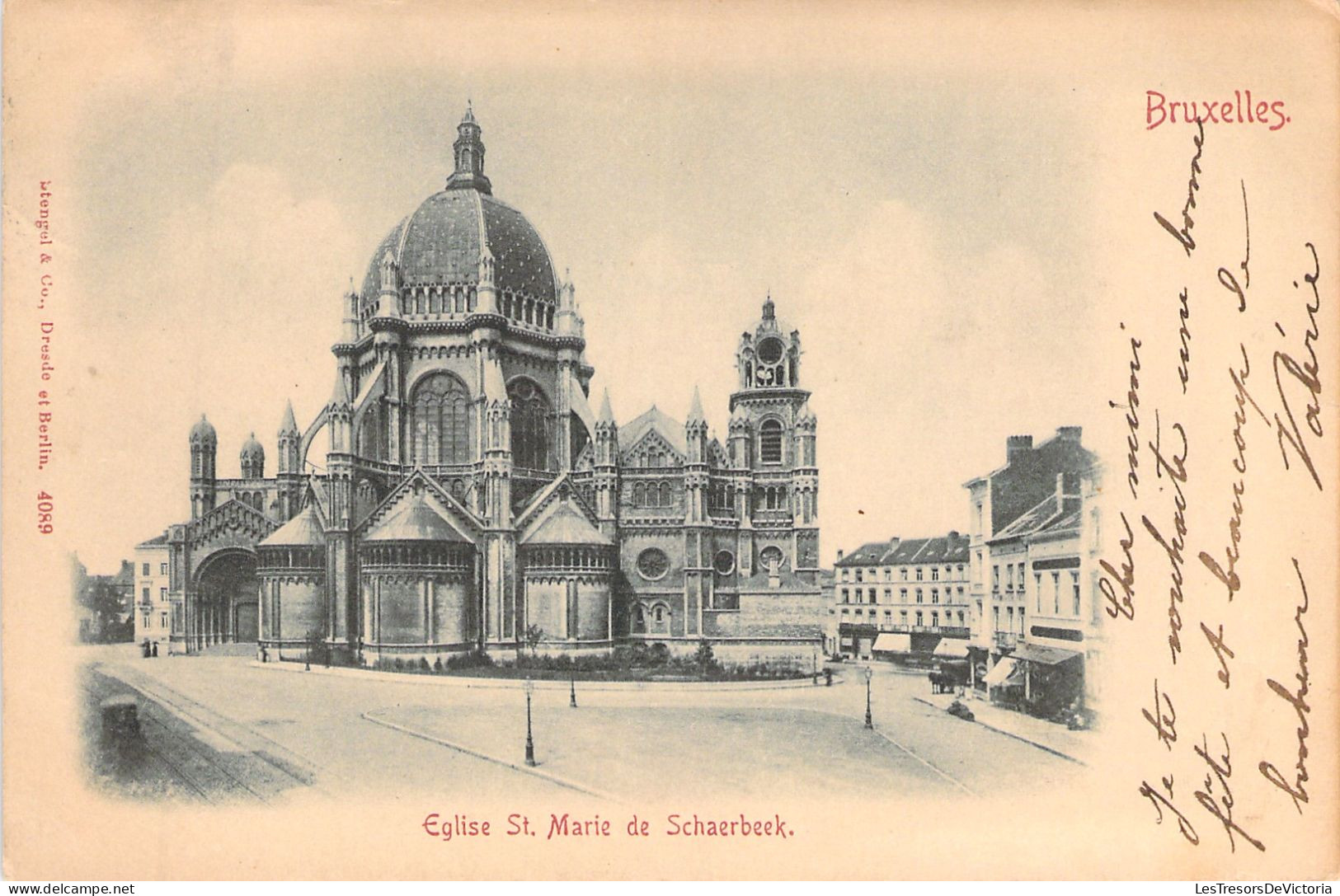 BELGIQUE - Eglise St Marie De Schaerbeek - Bruxelles - Carte Postale Ancienne - - Monuments, édifices