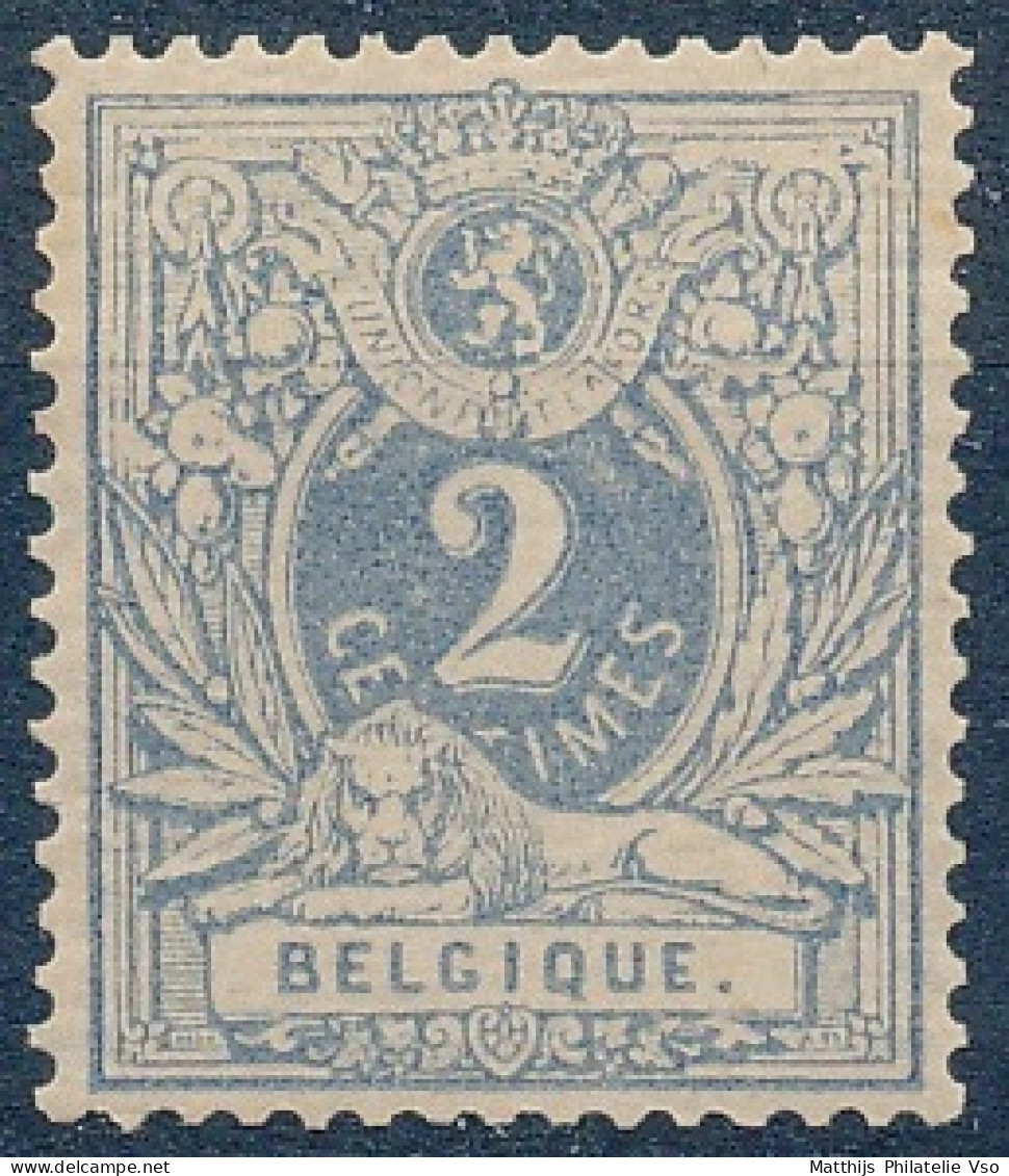 [** SUP] N° 27c, 2c Outremer Crayeux, Centrage Parfait - Fraîcheur Postale. Rare - Cote: 2225€ - 1869-1883 Léopold II