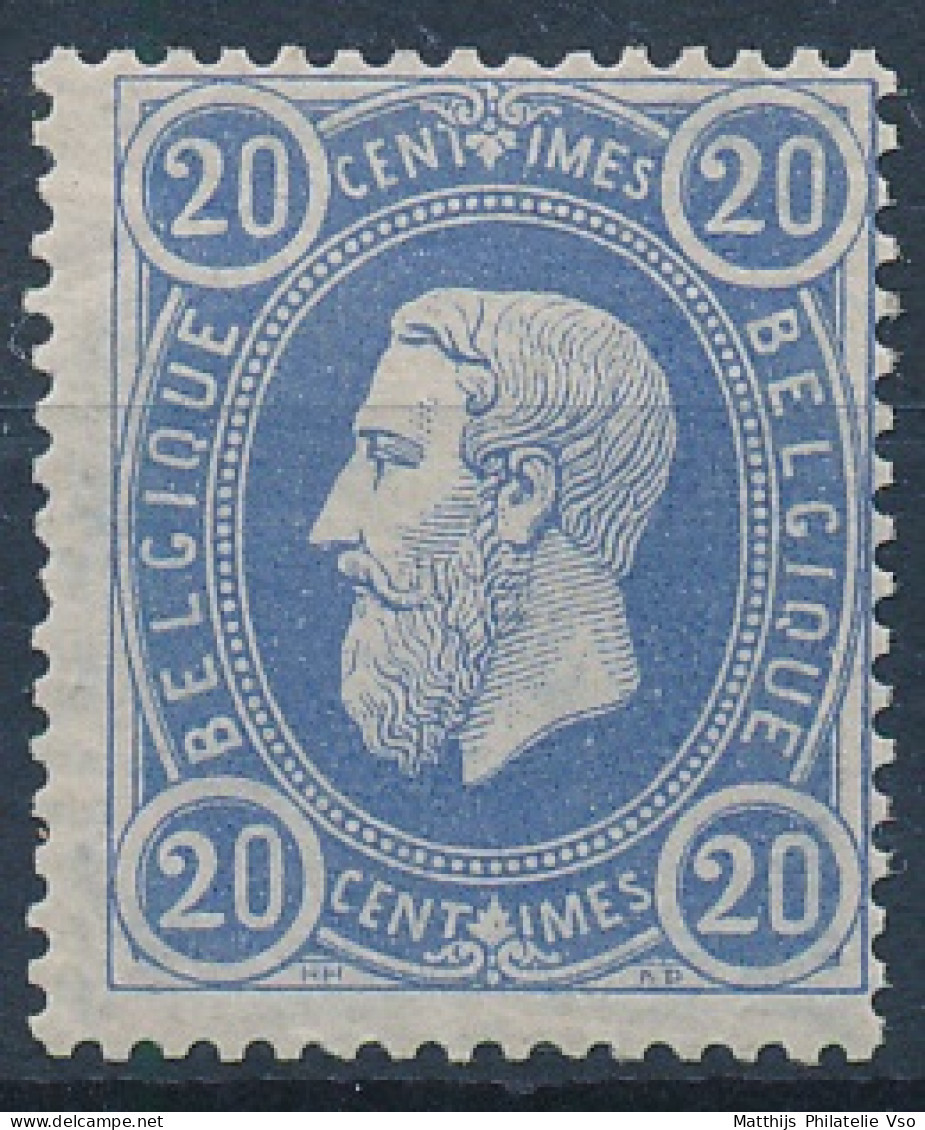 [** SUP] N° 31a, 20c Outremer Crayeux - Fraîcheur Postale - Cote: 570€ - 1869-1883 Leopoldo II