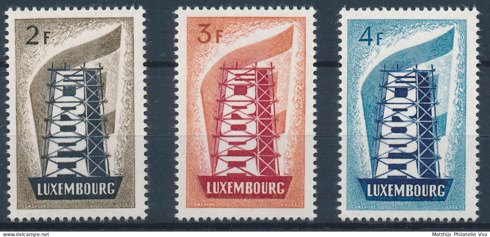 [** SUP] N° 514/16, Europa 1956, La Série Complète - Fraîcheur Postale - Cote: 550€ - Andere & Zonder Classificatie