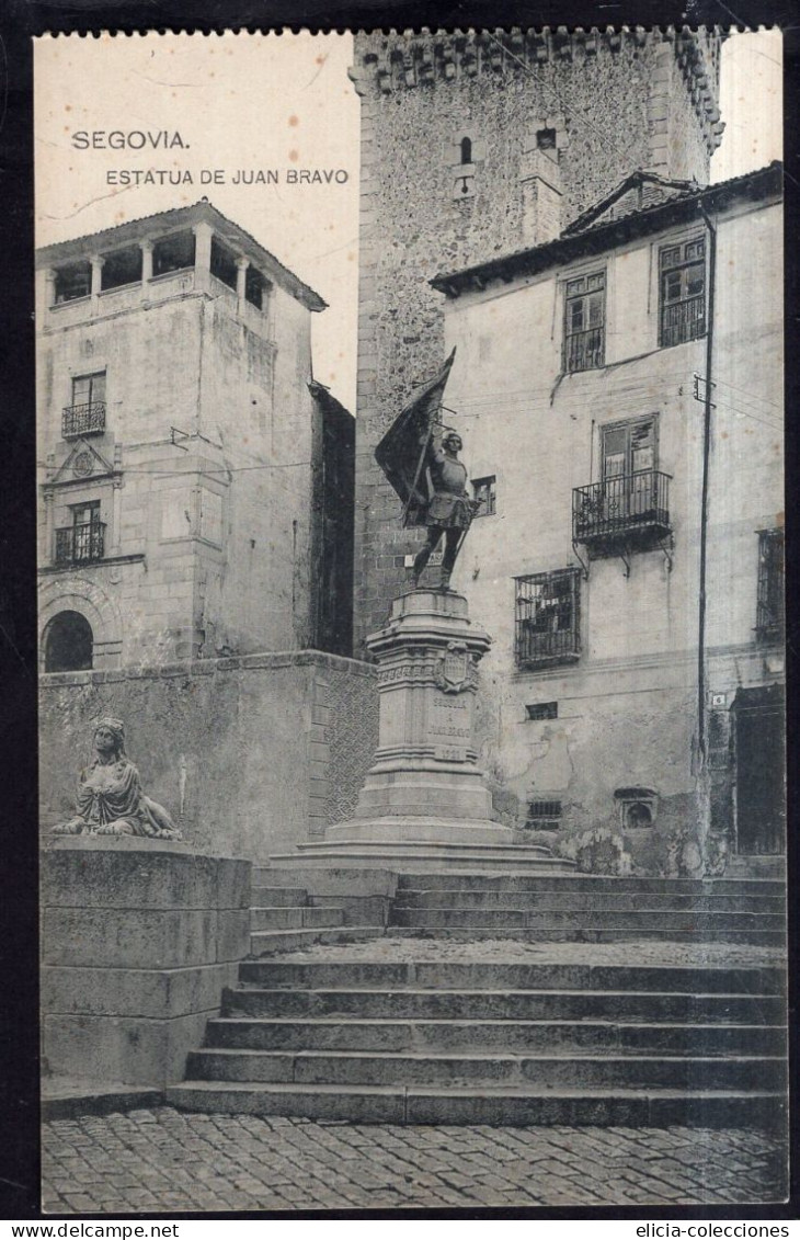 España - Circa 1920 - Postcard - Segovia - Saint Bravo Statue - Segovia