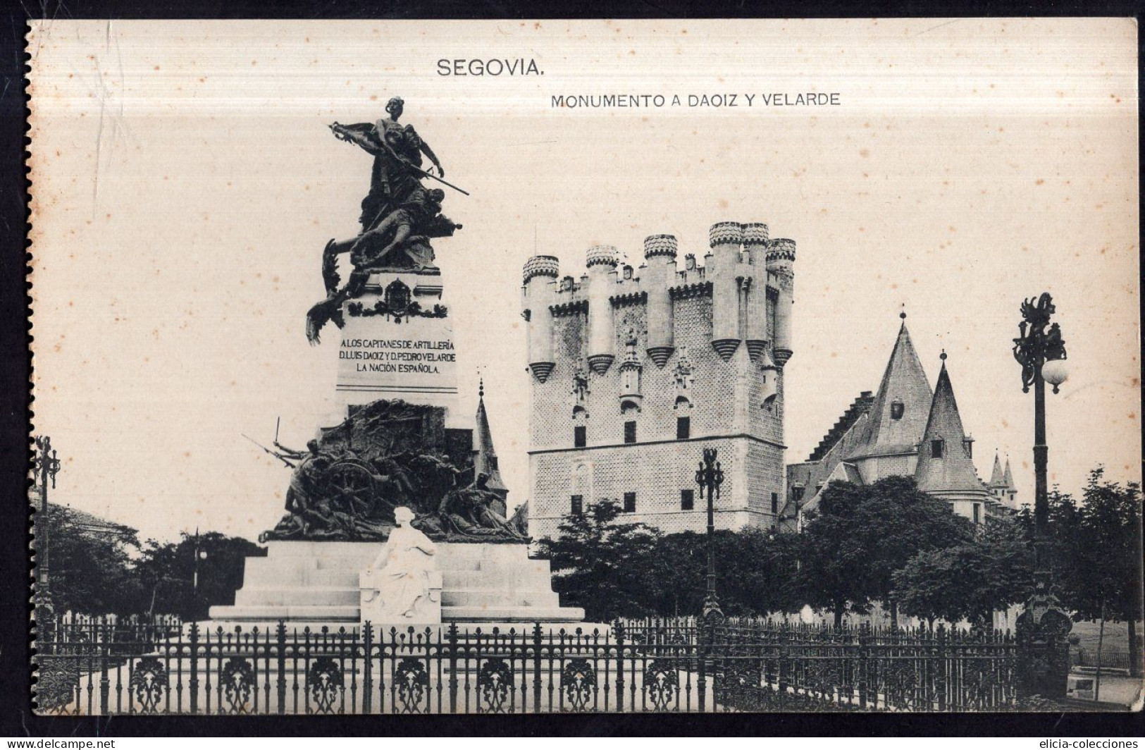 España - Circa 1920 - Postcard - Segovia - Daoiz And Velarde Monument - Segovia
