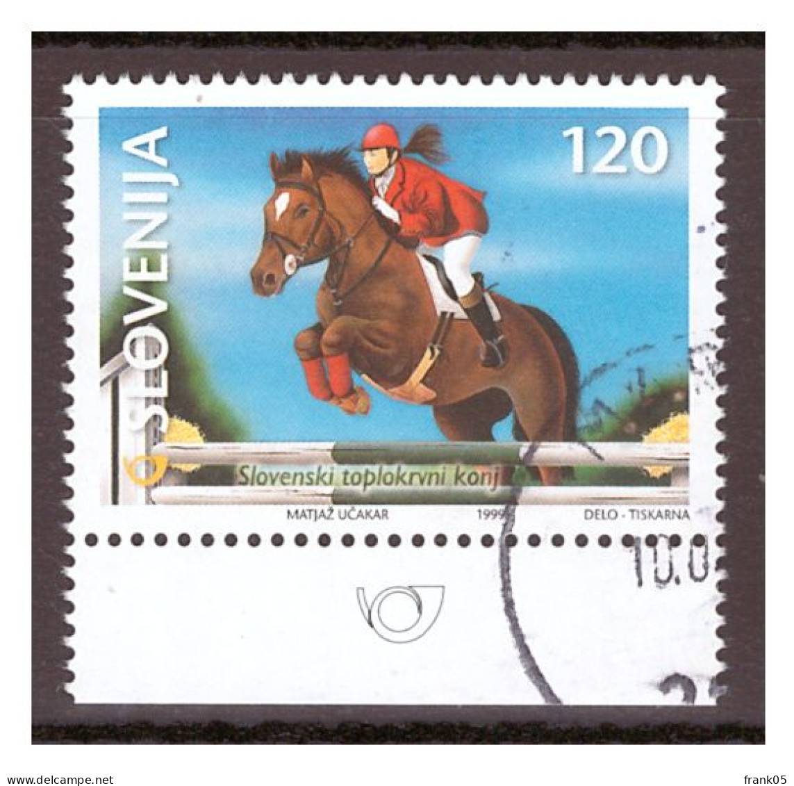 Slowenien / Slovenia Horse Mi. Nr. 265 O - Eslovenia