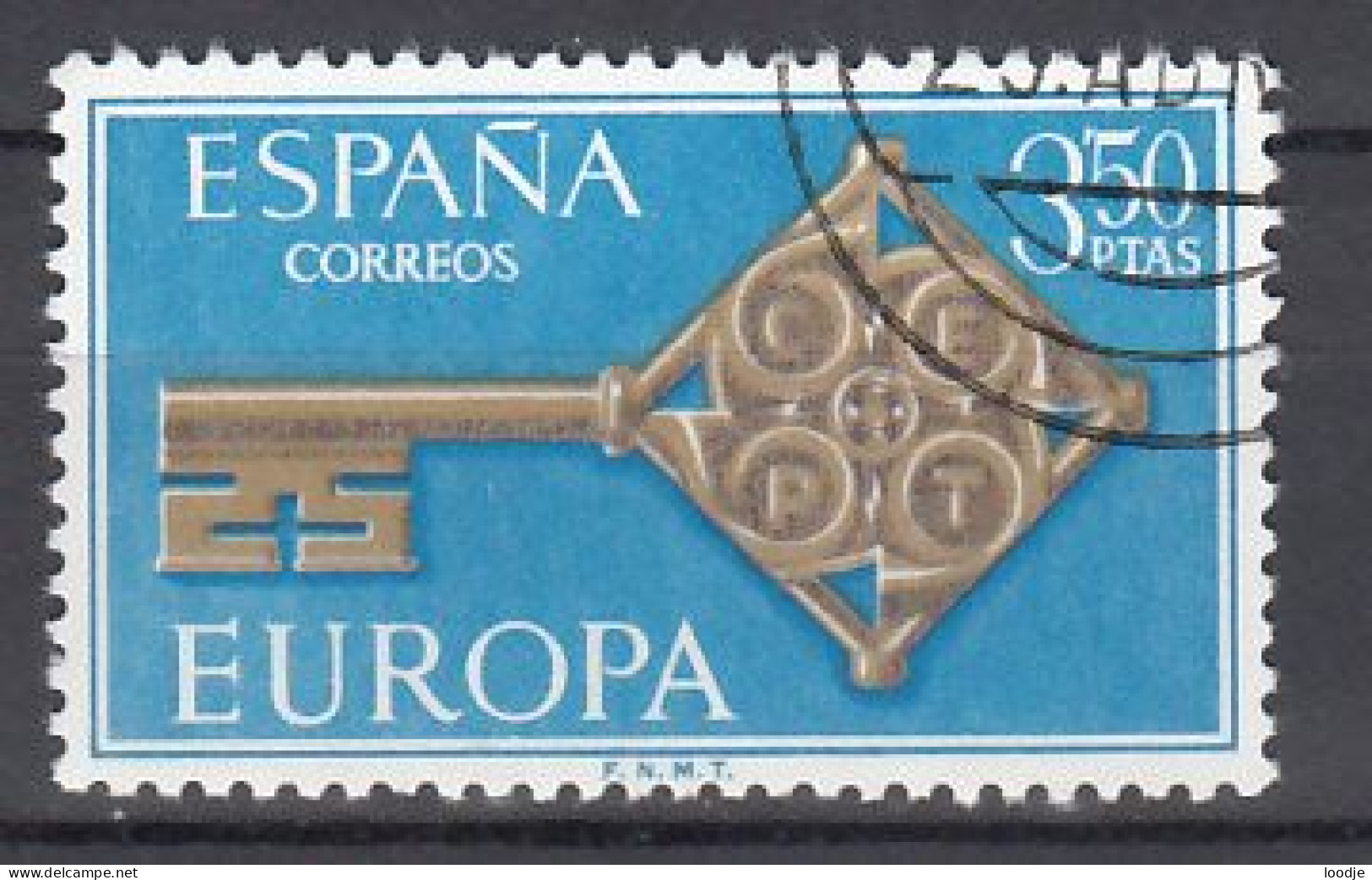 Spanje  Europa Cept 1968 Gestempeld - 1968