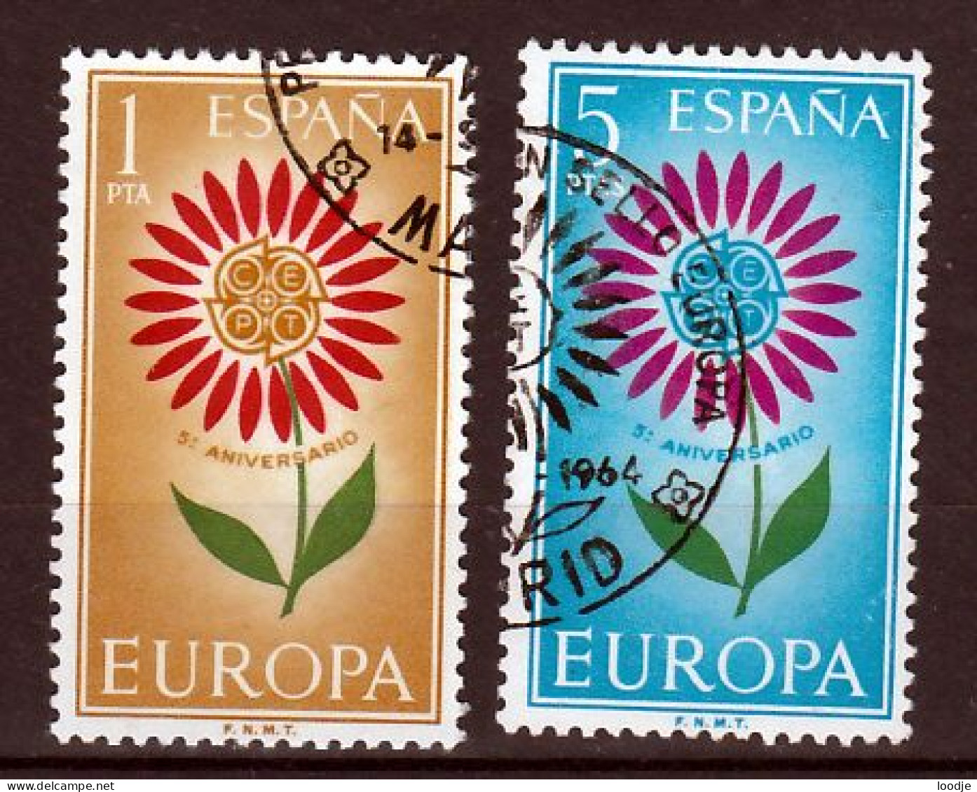 Spanje   Europa Cept 1964 Gestempeld - 1964