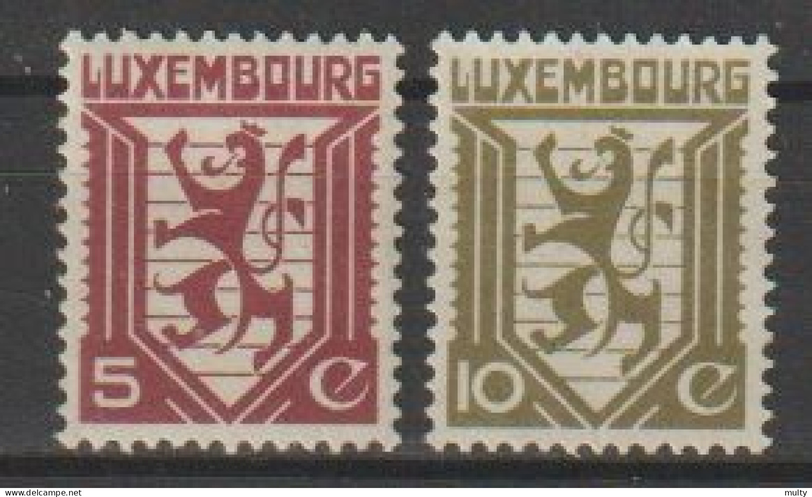 Luxemburg Y/T 231 / 232 * MH - Altri & Non Classificati