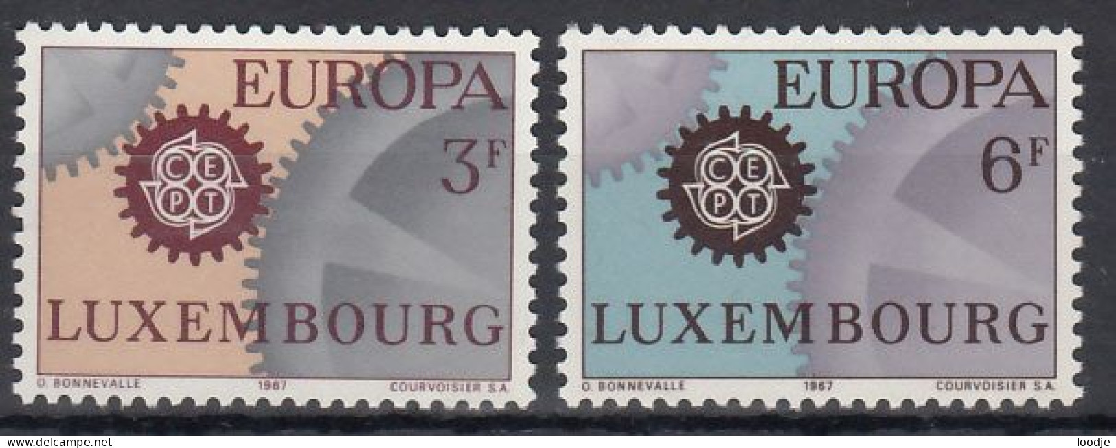 Luxemburg Europa Cept 1967  Postfris - 1967