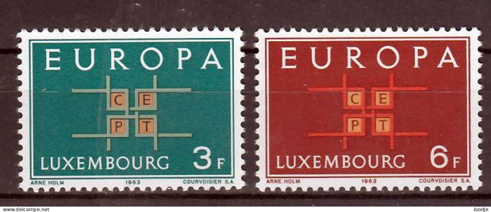 Luxemburg Europa Cept 1963 Postfris - 1963