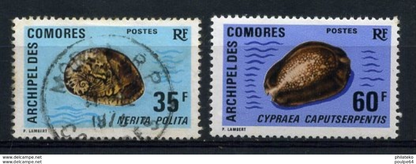N° 75 - 76 - Oblitérés - Comores (1975-...)