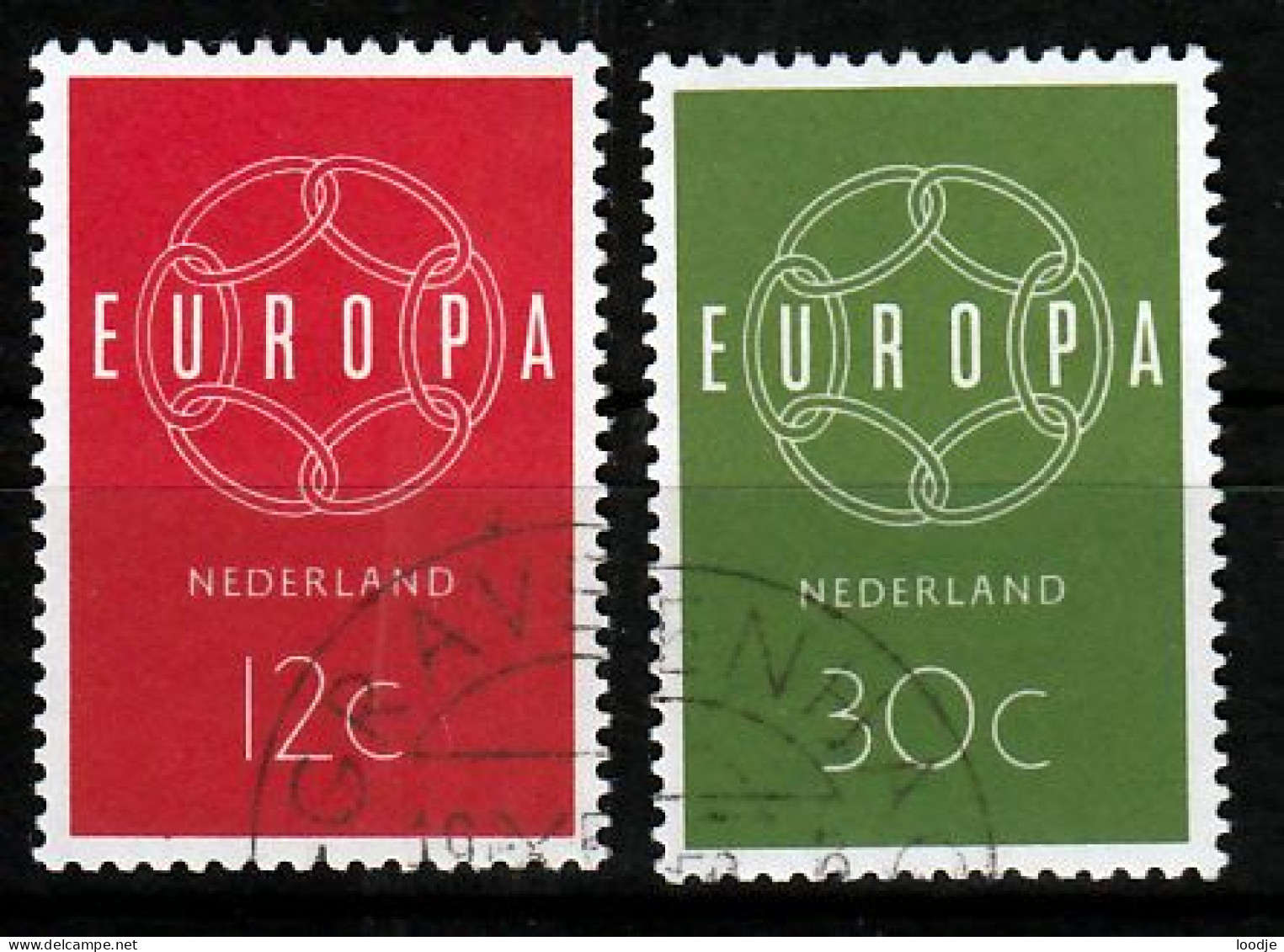 Nederland Europa Cept 1959 Gestempeld - 1959