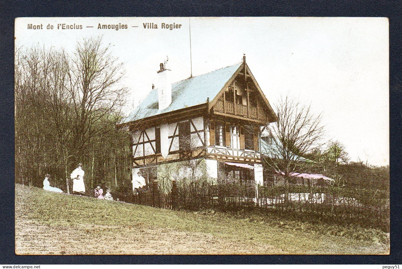 Amougies ( Mont De L' Enclus). Villa Rogier. Famille Et Enfants. 1909 - Kluisbergen
