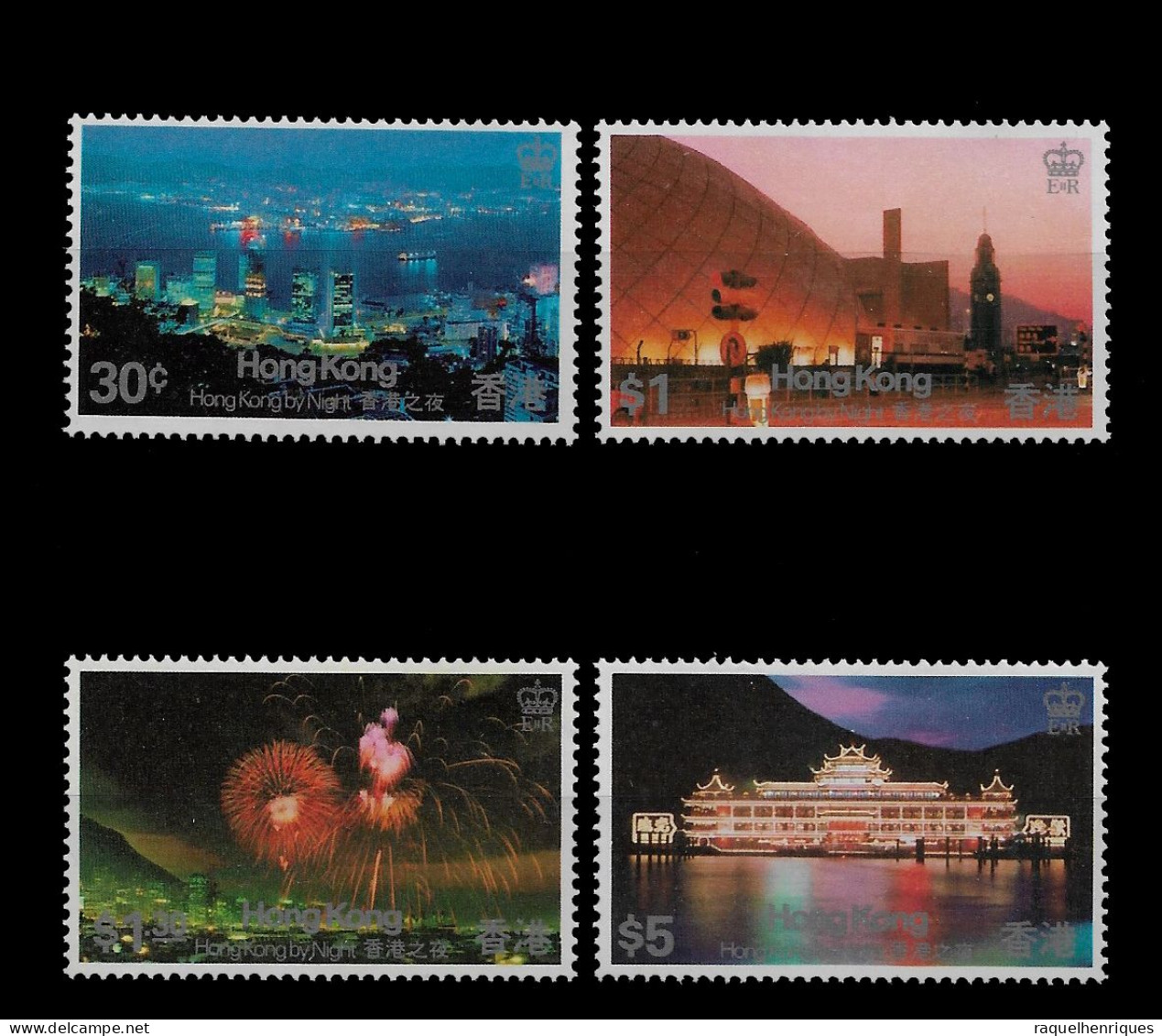 HONG KONG STAMP - 1983 Hong Kong By Night SET MNH (NP#01) - Unused Stamps