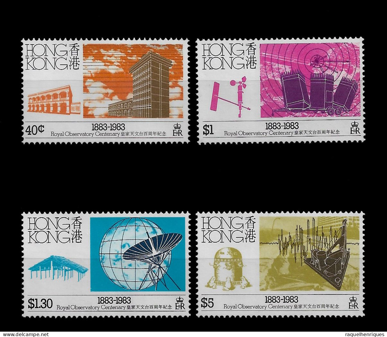 HONG KONG STAMP - 1983 The 100th Anniversary Of Hong Kong Observatory SET MNH (NP#01) - Nuevos