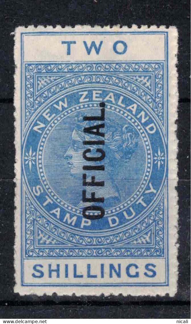 NZ 1911 2sh Blue Official LHM Sc O38 #ZZ01 - Service