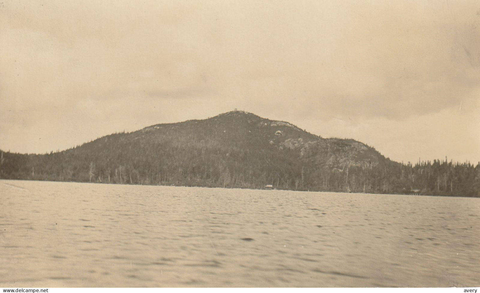 Echo Lake, White Mountains, New Hampshire  4 Tape Marks On Back - White Mountains