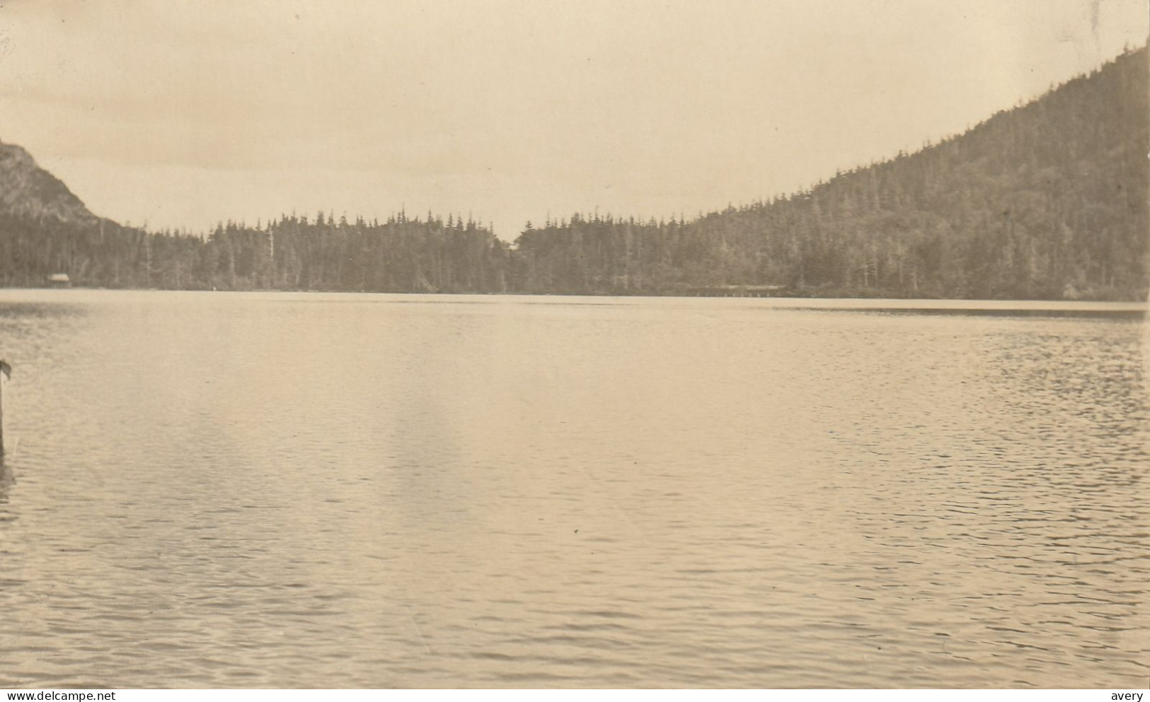 Echo Lake, White Mountains, New Hampshire  4 Tape Marks On Back - White Mountains