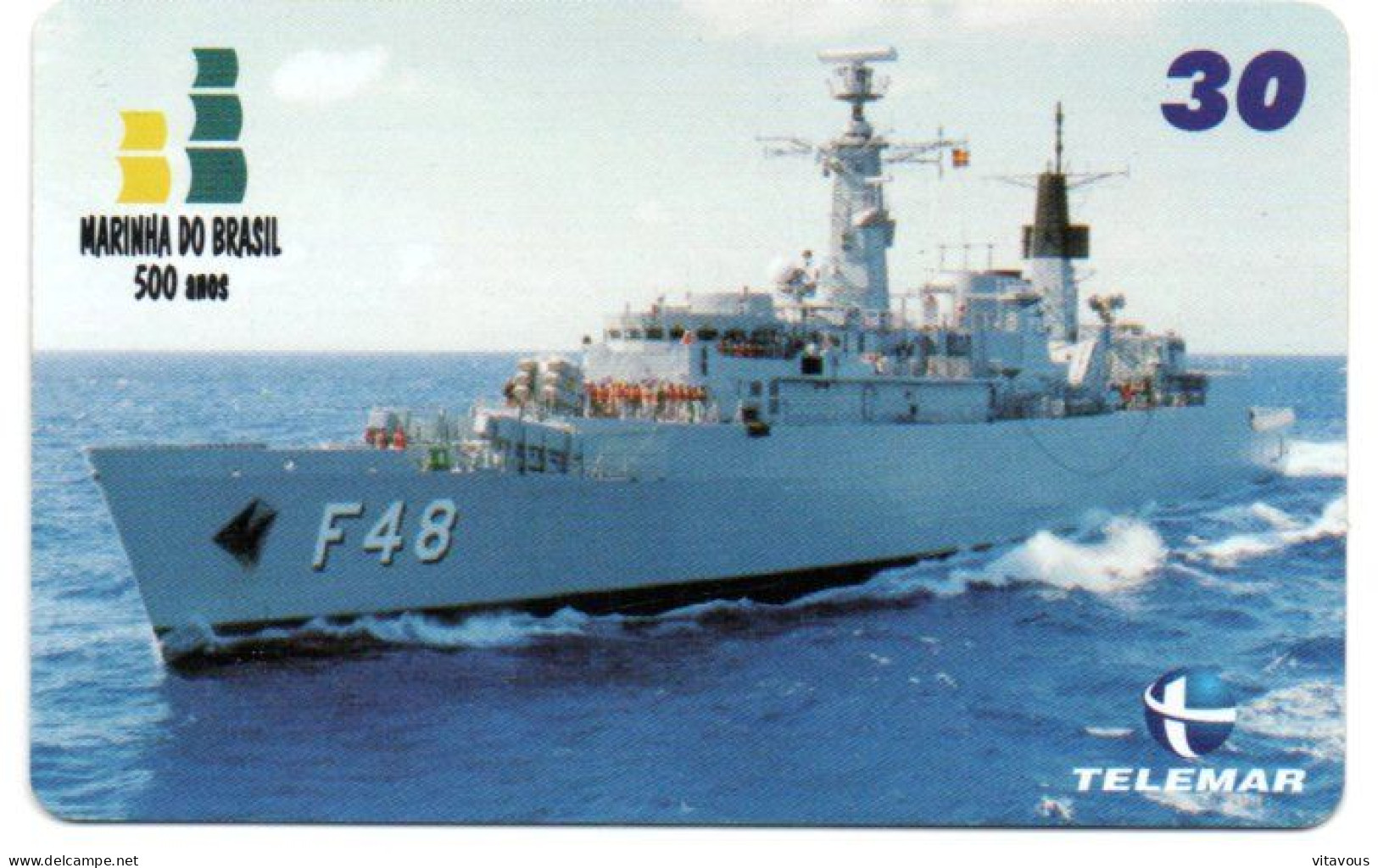 Armée Army Bateau Navire  Télécarte Brésil Phonecard (1124) - Brasilien