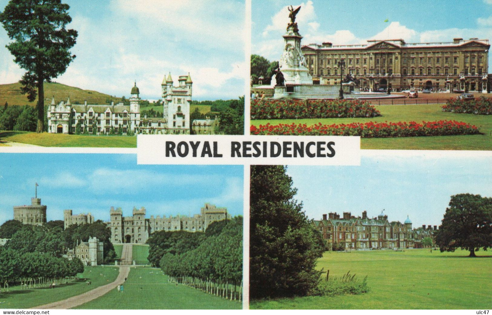 - ROYAL RESIDENCES. - Scan Verso - - Windsor Castle