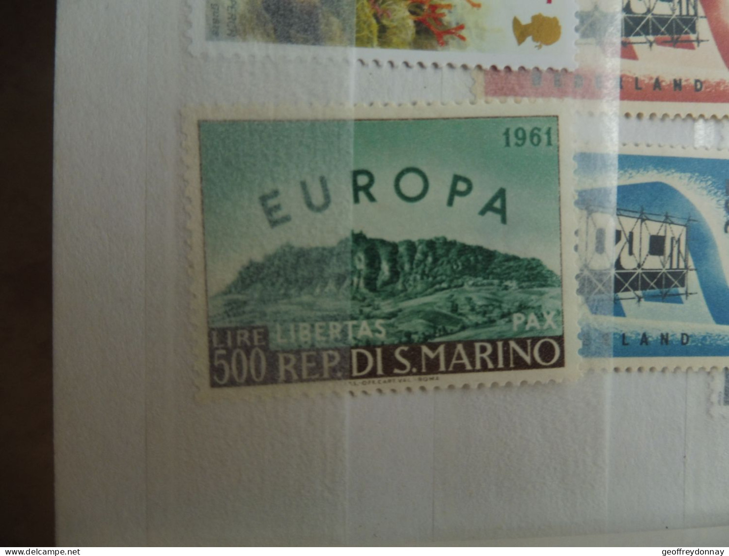 Europa 523 Mnh Neuf ** Année 1961 Saint Marin Marino - 1961