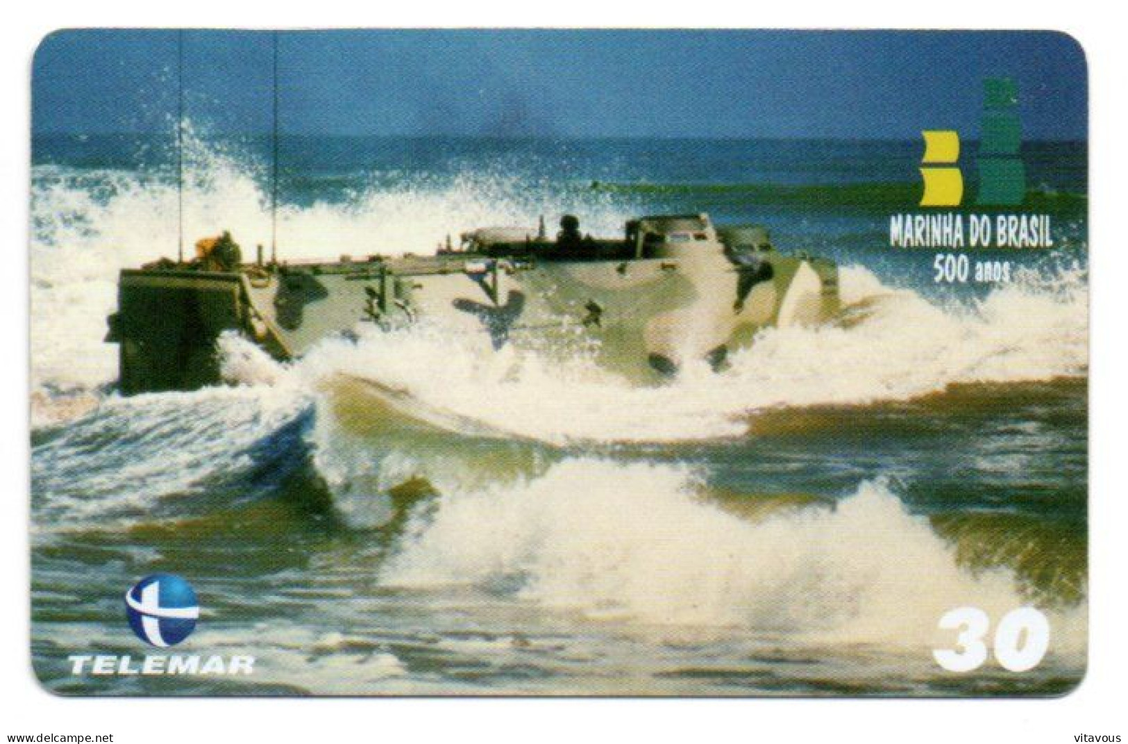 Armée Army Bateau Navire  Télécarte Brésil Phonecard (1125) - Brasilien