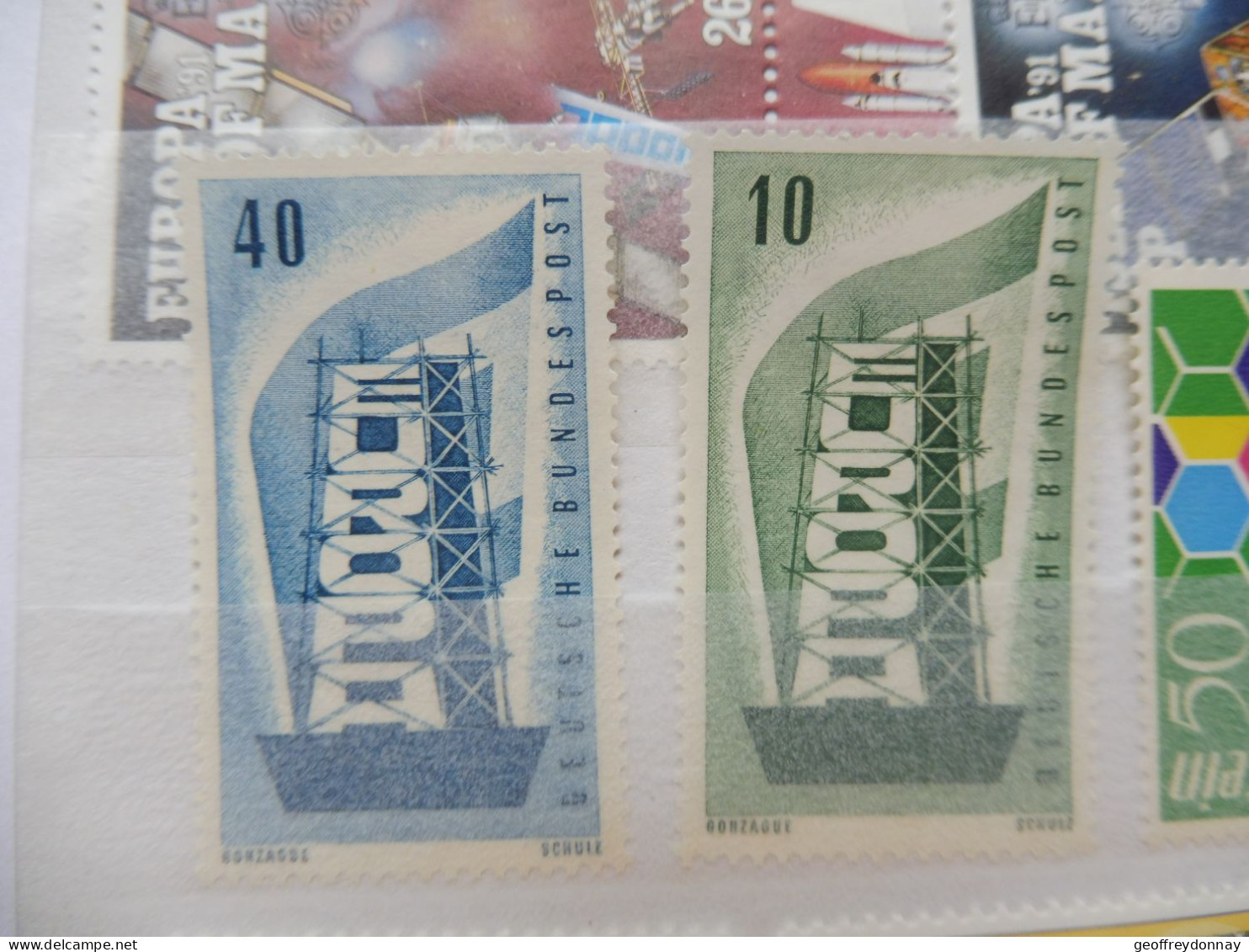 Europa 1076/1077  Mnh Neuf ** Année 1956 Allemagne Deutscheland - 1956