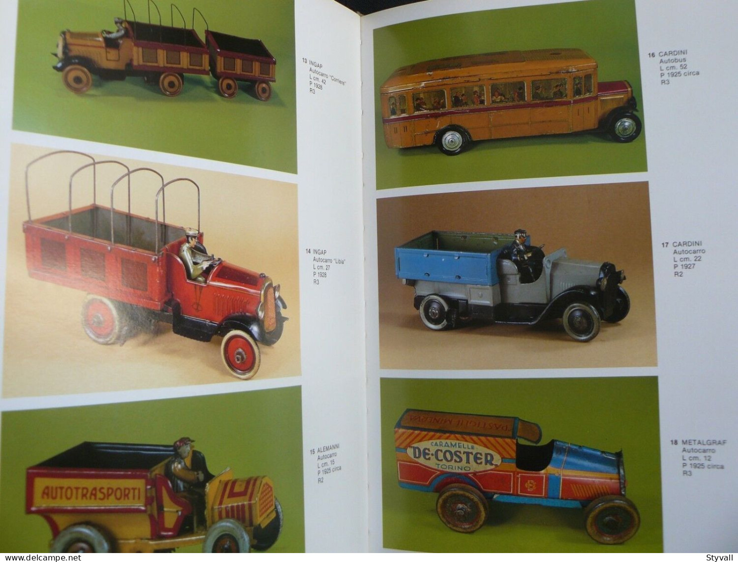 Paolo Rampini: Enciclopedia Delle Auto-giocattolo 1890-1940 (miniatures-jouets) - Themengebiet Sammeln