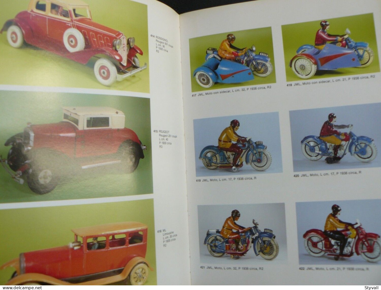 Paolo Rampini: Enciclopedia delle auto-giocattolo 1890-1940 (miniatures-jouets)