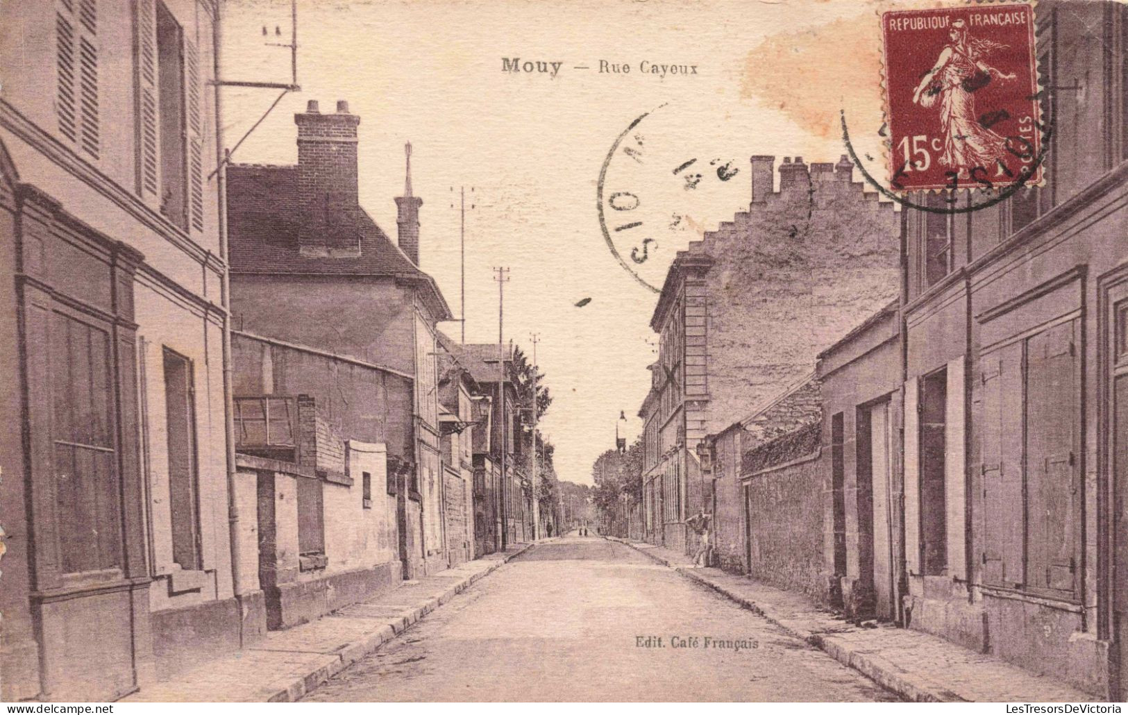 FRANCE - Mouy - Rue Cayoux - Carte Postale Ancienne - Mouy