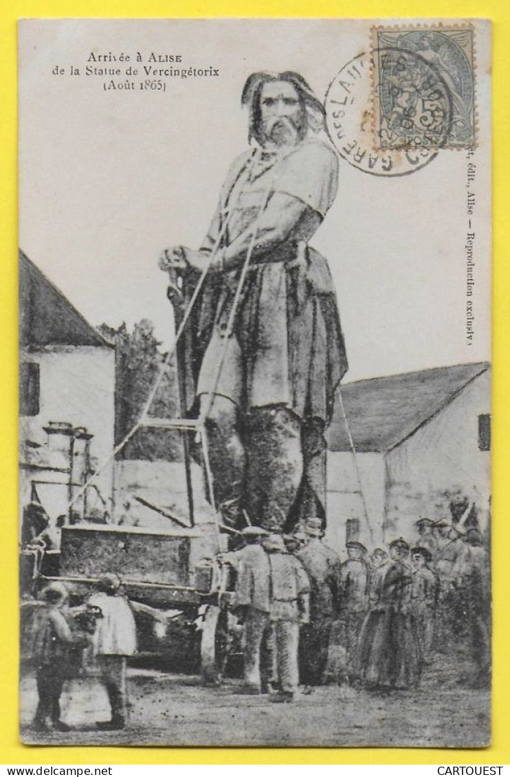 CPA ALISE ( VENAREY) " Arrivée De La Statue De Vercingétorix " - 1906 - Venarey Les Laumes