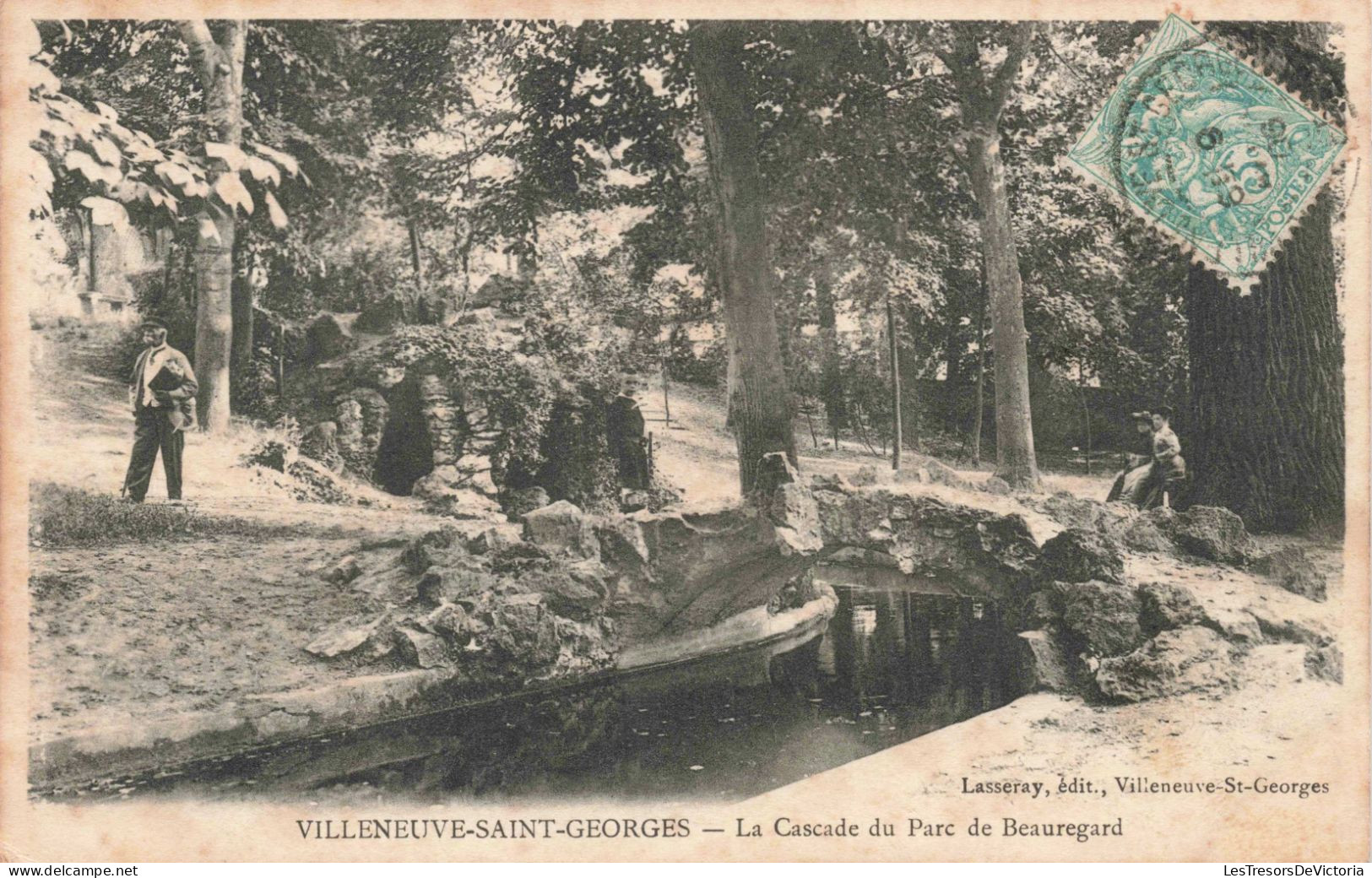 FRANCE - Villeneuve Saint Georges - La Cascade Du Parc De Beauregard - Carte Postale Ancienne - Villeneuve Saint Georges