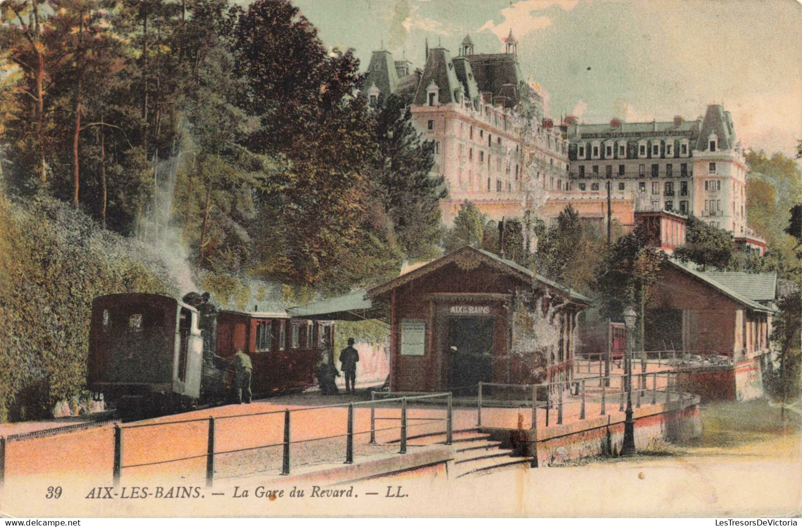 FRANCE - Aix Les Bains - La Gare Du Renard - LL - Colorisé - Carte Postale Ancienne - Aix Les Bains