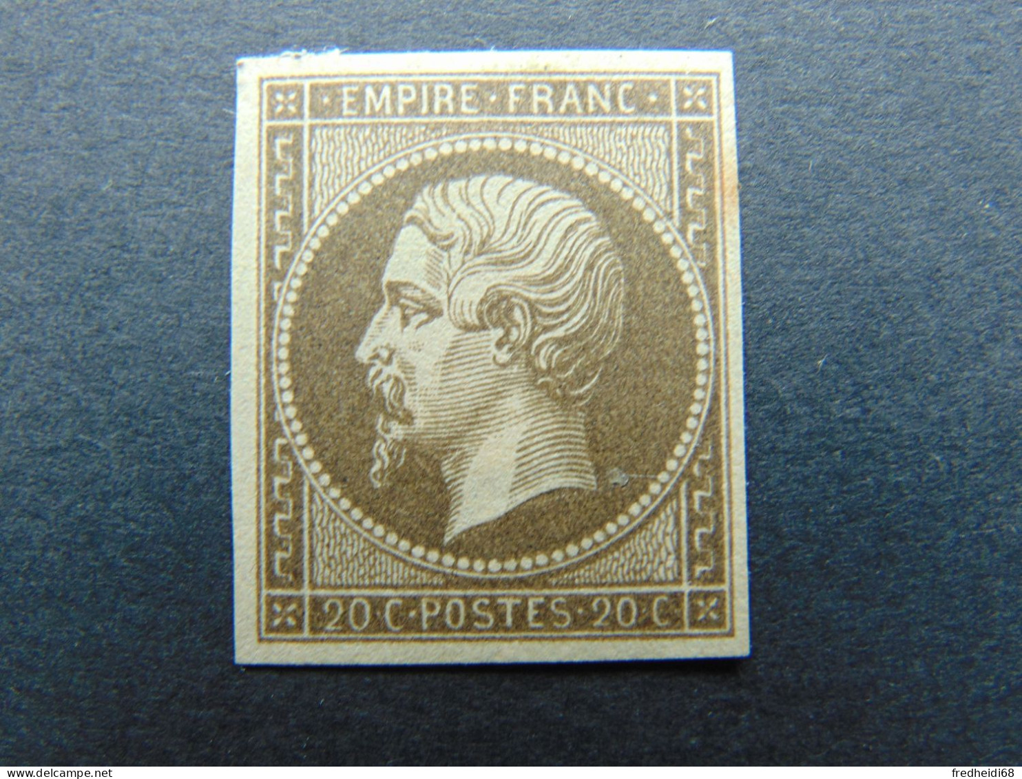 Très Bel Essai Du 20 Centimes En Brun Clair - Impression Très Fine - Proofs, Unissued, Experimental Vignettes