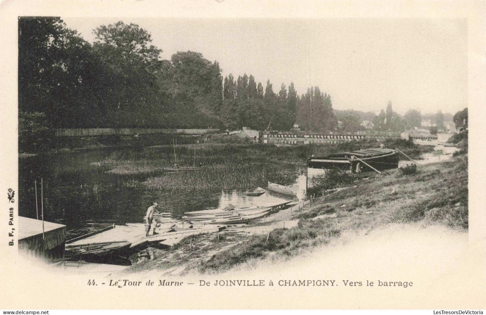 FRANCE - Le Tour De Marne - De Joinville à Champigny, Vers Le Barrage - Carte Postale Ancienne - Joinville Le Pont