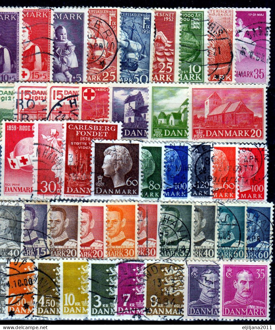 Action !! SALE !! 50 % OFF !! ⁕ DENMARK 1935 - 1976 ⁕ Nice Collection / Lot ⁕ 79v Used & MH - Collezioni