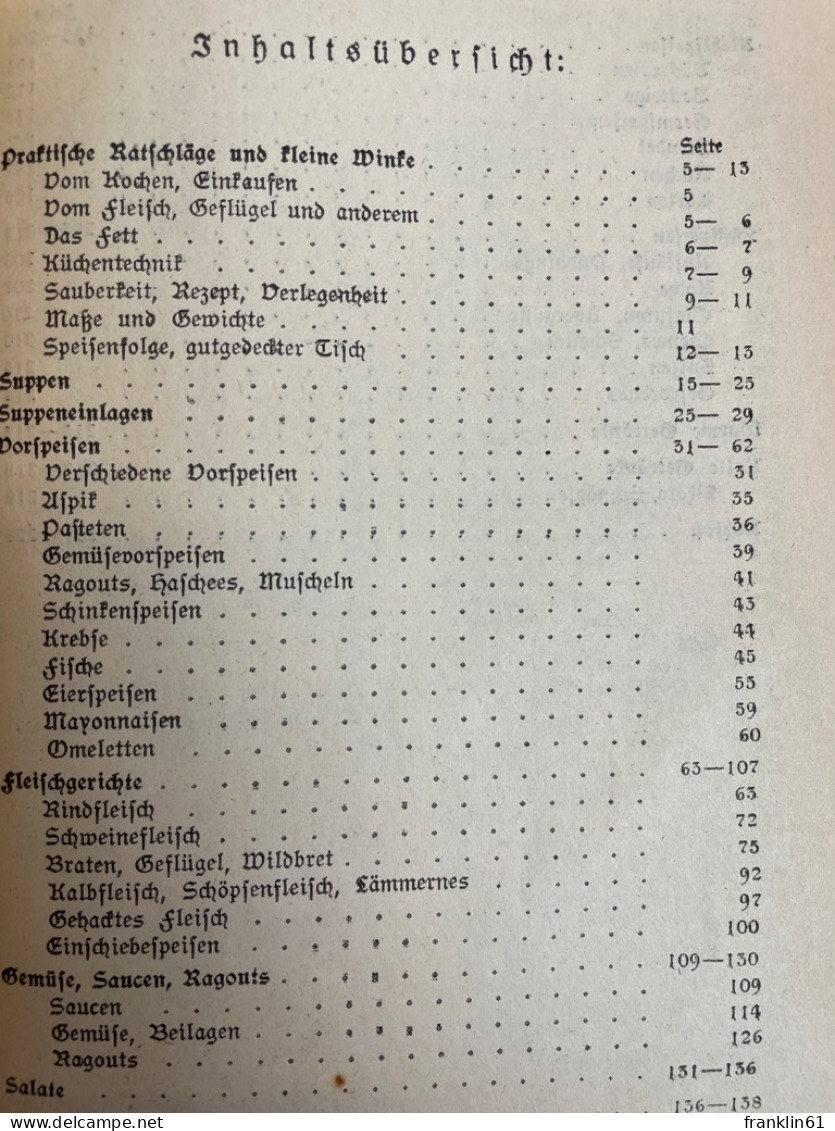 Die Gute Küche. - Essen & Trinken