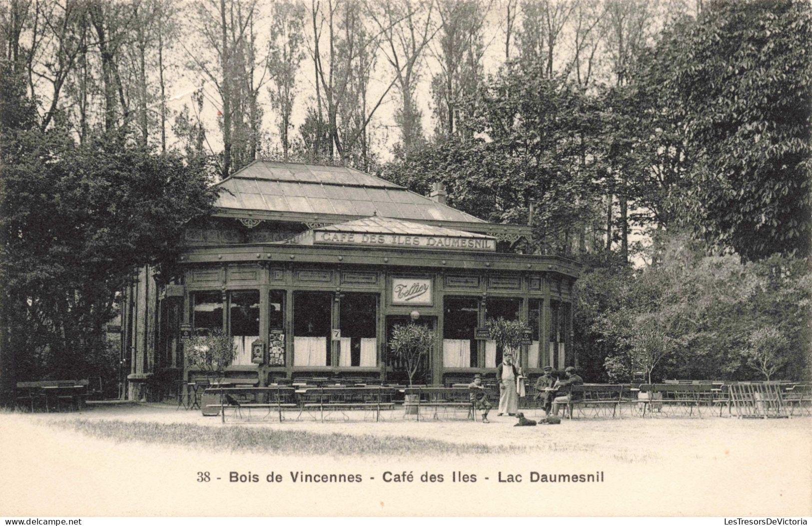 FRANCE - Bois De Vincennes -Café Des îles - Lac Daumesnil - Carte Postale Ancienne - Vincennes