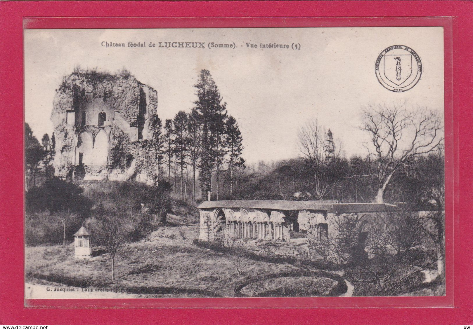LUCHEUX -80- Château Féodal De Lucheux - Vue Interieur - A 2871 - Lucheux
