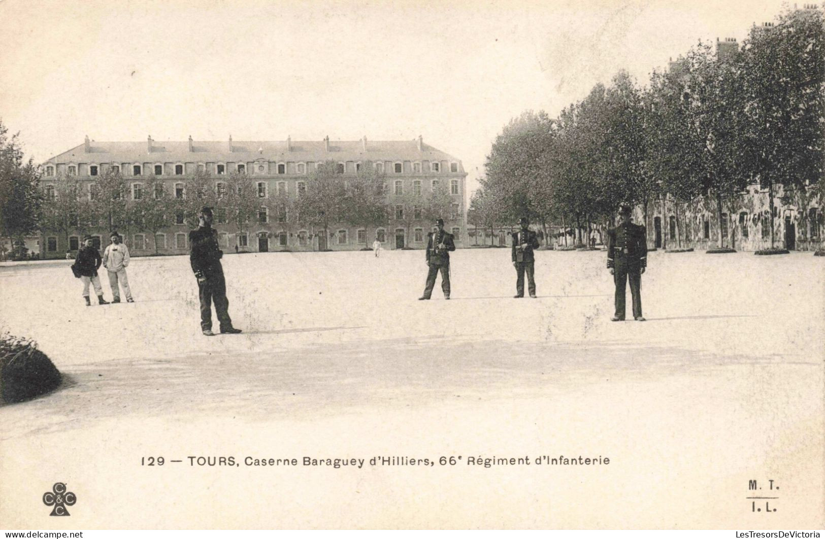 FRANCE - Tours - Caserne Baraguey D'Hilliers, 66è Régiment D'Infanterie - Carte Postale Ancienne - Tours