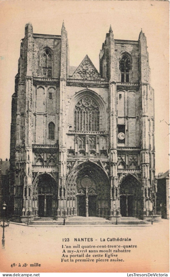 FRANCE - Nantes - La Cathédrale - Carte Postale Ancienne - Nantes