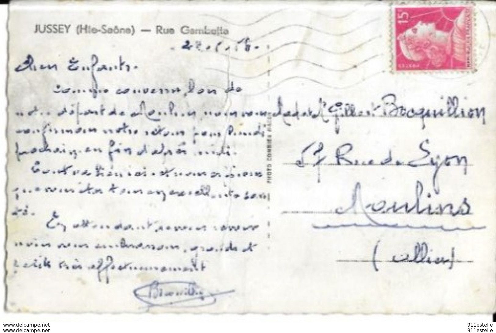 70 JUSSEY . RUE GAMBETTA  ; ( LA PHARMACIE ) - Jussey