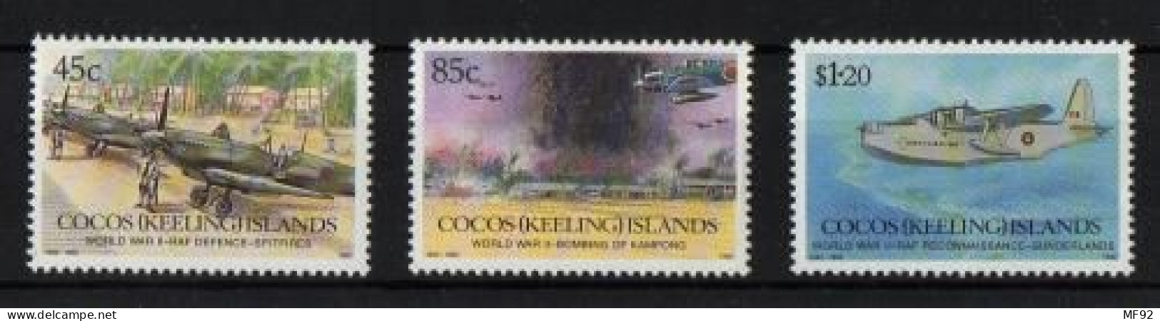 Islas Cocos Nº 261/3. - Cocos (Keeling) Islands