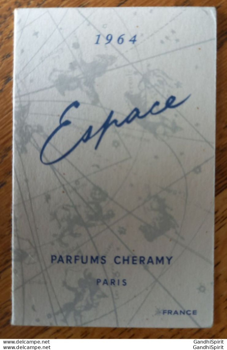 1964 Calendrier / Carte Parfumée, Parfums Chemary, Espace, Parmain, 3, Place Clémenceau, L'Isle Adam - Anciennes (jusque 1960)