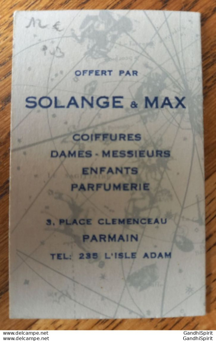 1964 Calendrier / Carte Parfumée, Parfums Chemary, Espace, Parmain, 3, Place Clémenceau, L'Isle Adam - Oud (tot 1960)