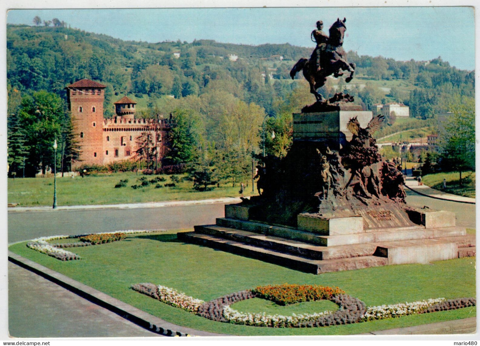 TORINO  MONUMENTO  AL  PRINCIPE  AMEDEO       (VIAGGIATA) - Churches