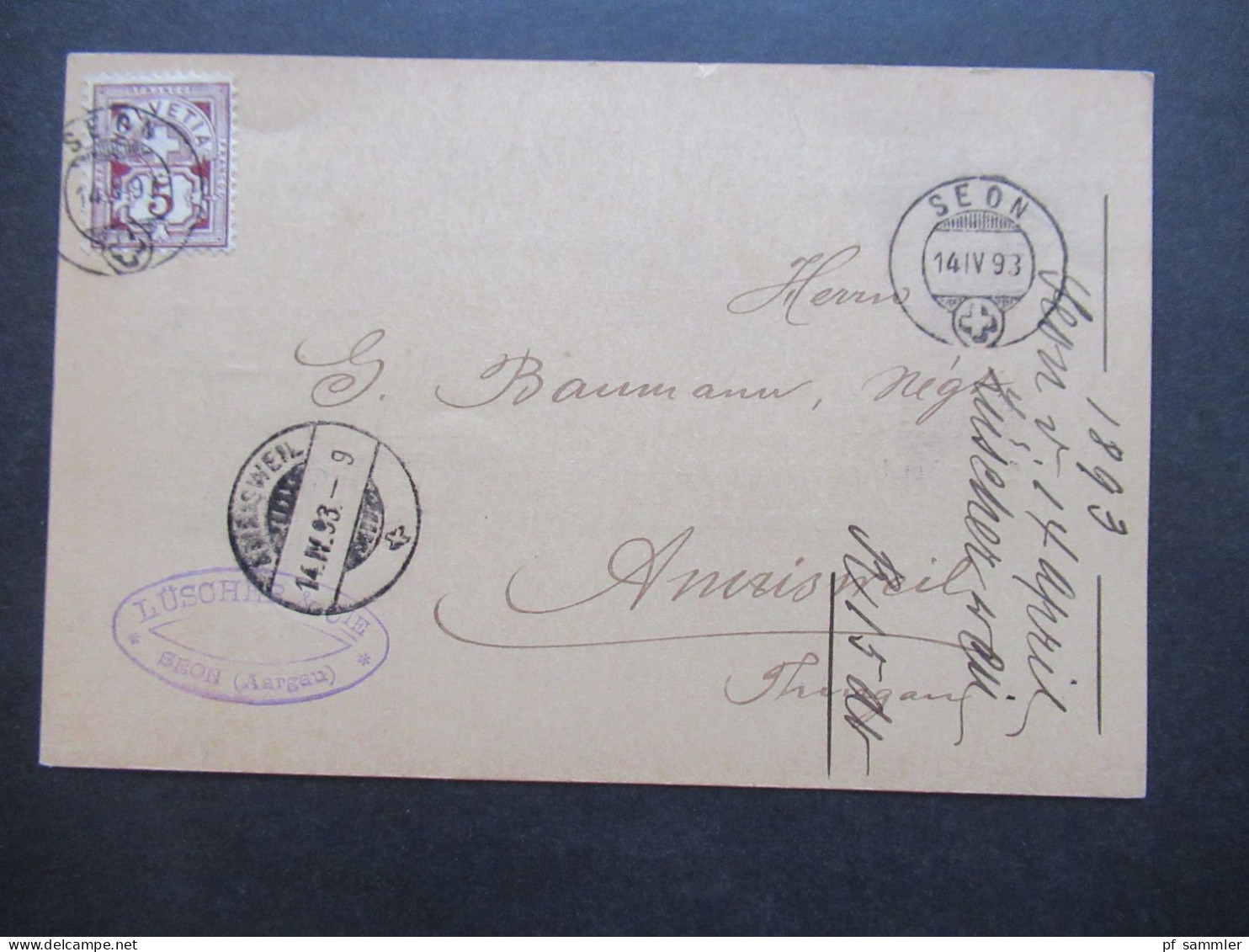 1889 - 1894 Belege Posten Schweiz Firmen PK insgesamt 40 Stück!! Bedruckte Karten / dekorative Karten / klare Stempel