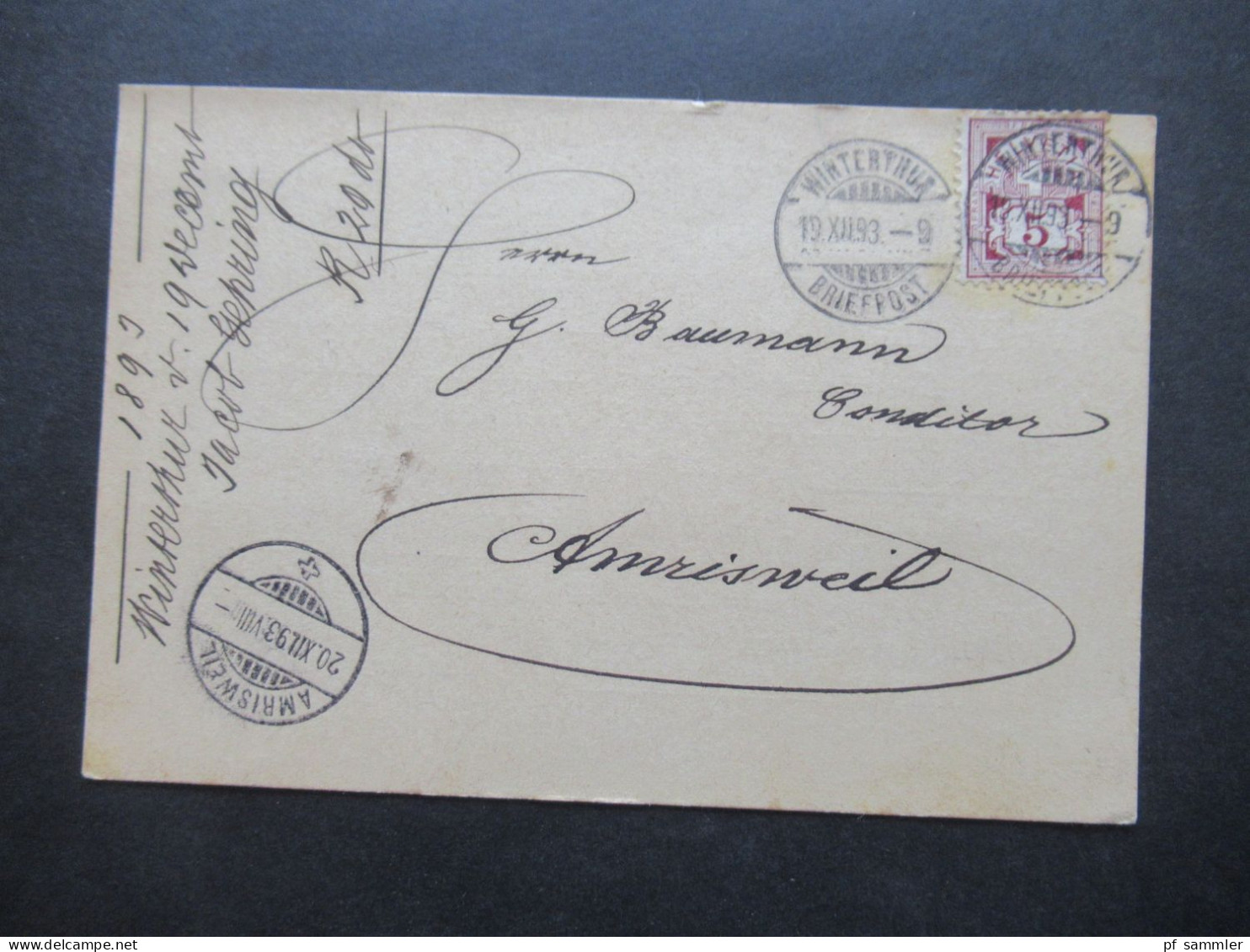 1889 - 1894 Belege Posten Schweiz Firmen PK insgesamt 40 Stück!! Bedruckte Karten / dekorative Karten / klare Stempel