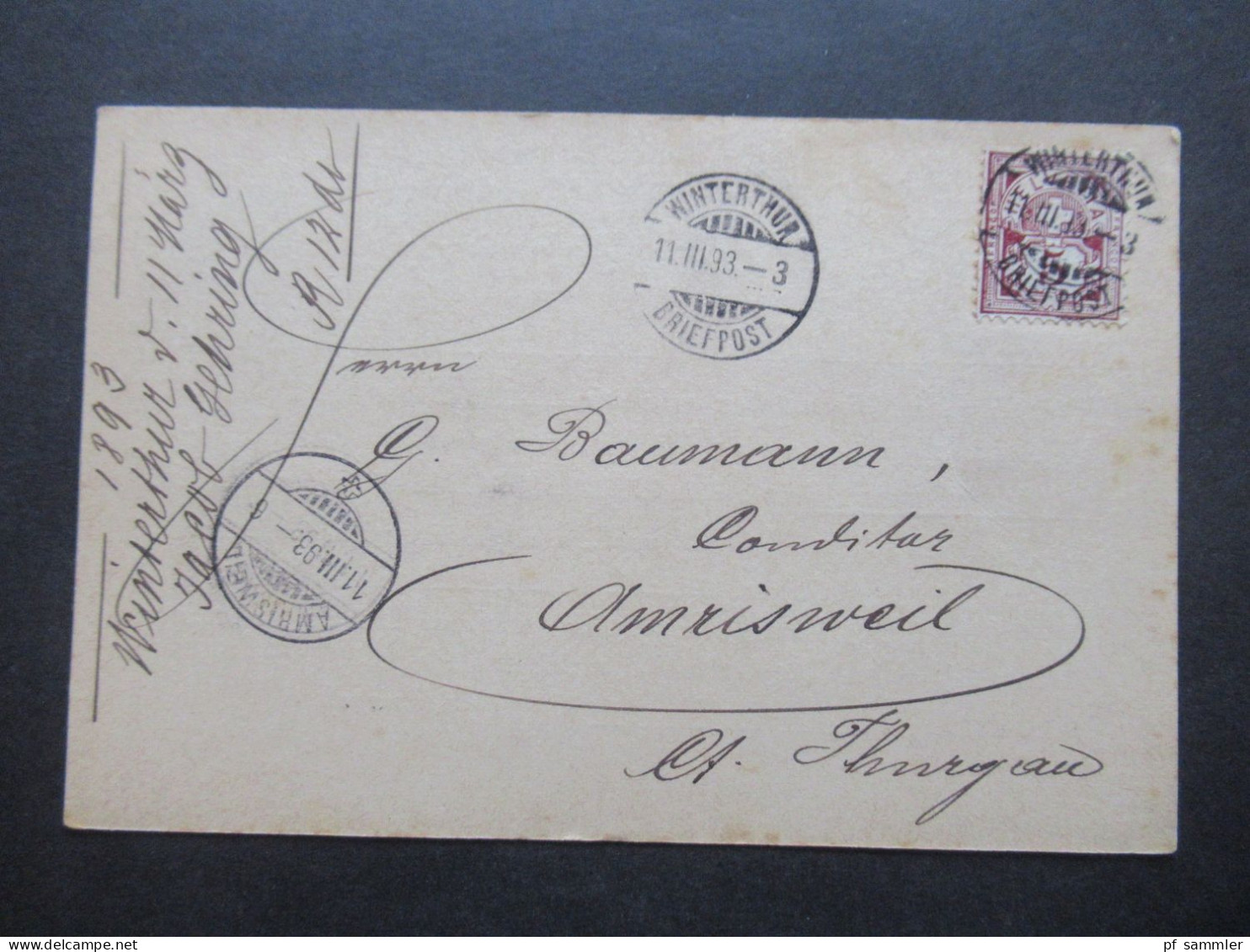 1889 - 1894 Belege Posten Schweiz Firmen PK insgesamt 40 Stück!! Bedruckte Karten / dekorative Karten / klare Stempel