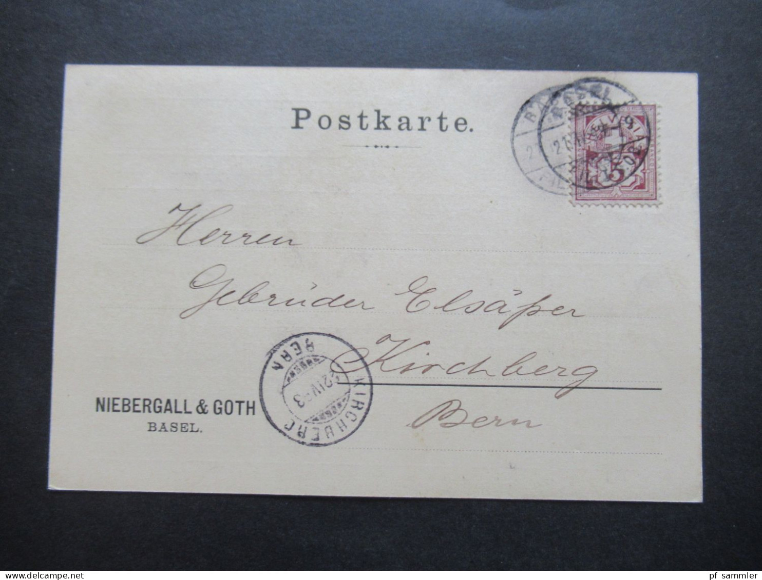 1889 - 1894 Belege Posten Schweiz Firmen PK insgesamt 40 Stück!! Bedruckte Karten / dekorative Karten / klare Stempel