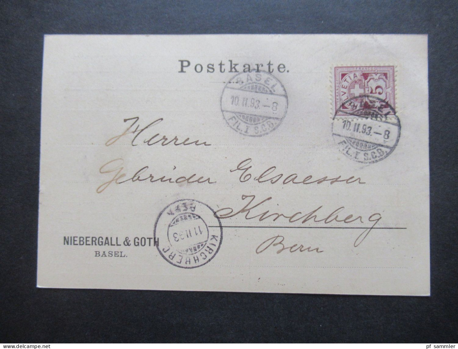 1889 - 1894 Belege Posten Schweiz Firmen PK insgesamt 40 Stück!! Bedruckte Karten / dekorative Karten / klare Stempel