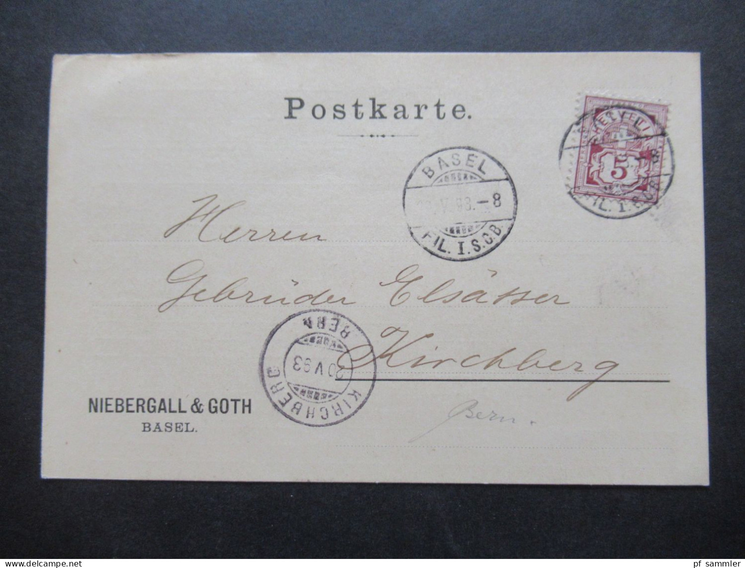 1889 - 1894 Belege Posten Schweiz Firmen PK insgesamt 40 Stück!! Bedruckte Karten / dekorative Karten / klare Stempel
